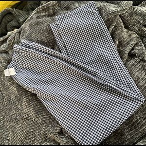 Brandy Millville checker print plaid pants